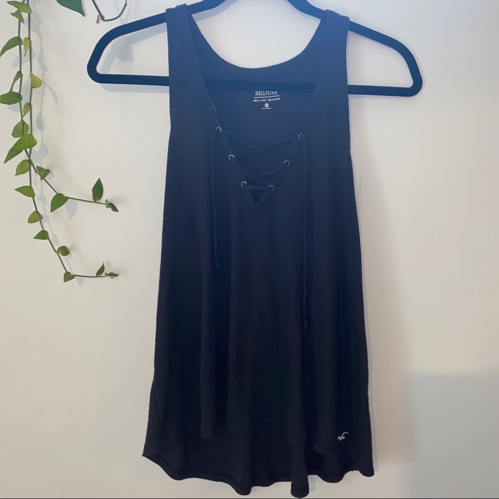 Hollister black tank